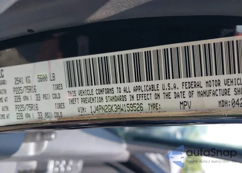 2010 Jeep Liberty Sport z USA, uszkodzony, nr VIN 1J4PN2GK3AW159526